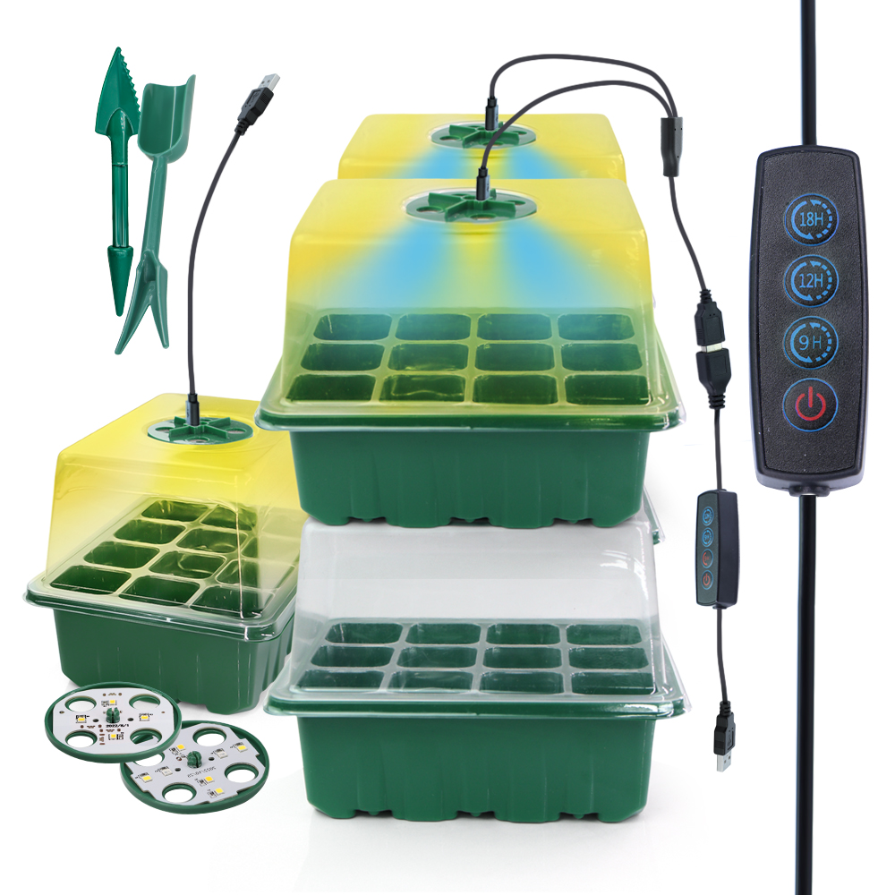 Grow Light Led - Vasos de berçário led com luz