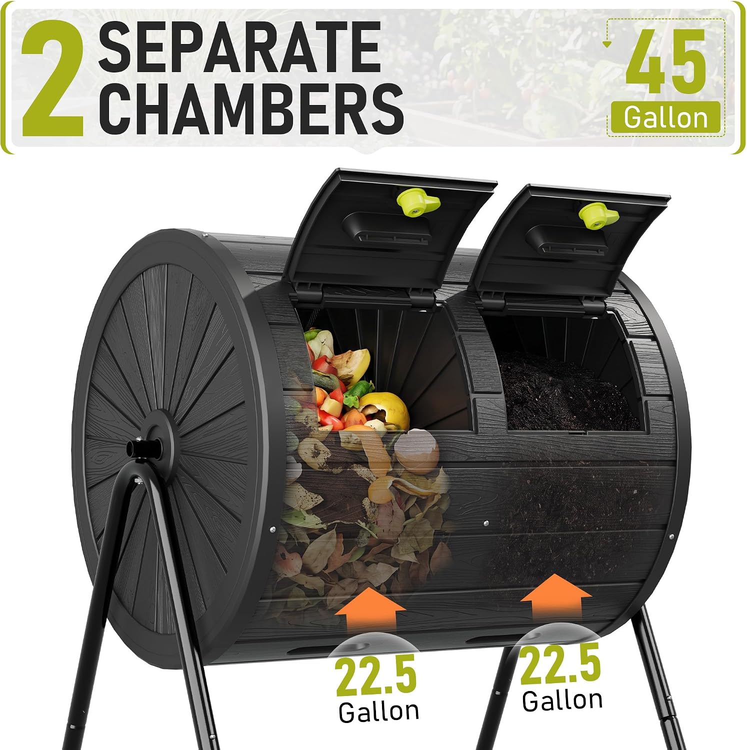 Composteira Bifanuo de 45 Galõ - Compost Bin avaliação e preço
