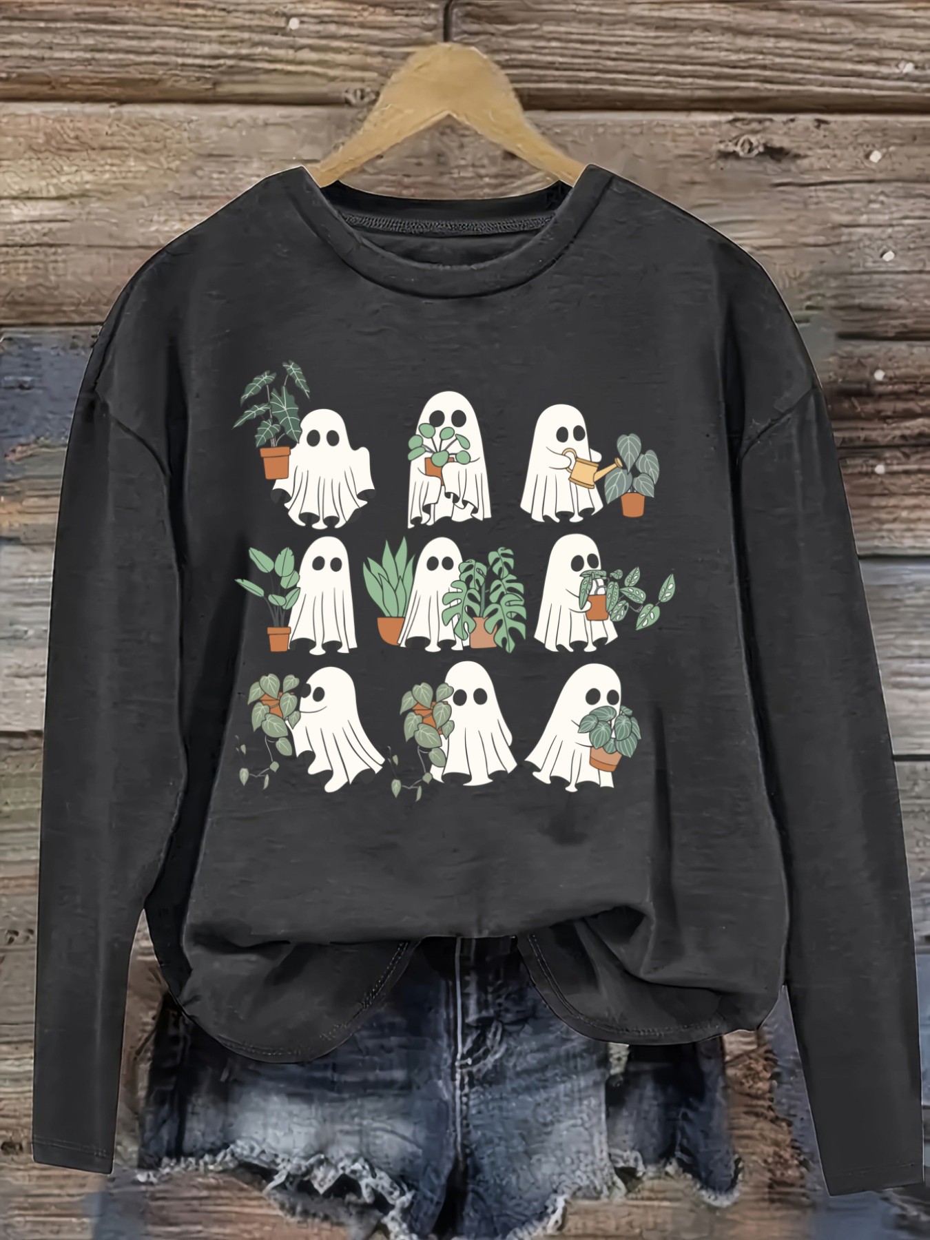 Camiseta feminina casual de ma - Plant Pot avaliação e preço