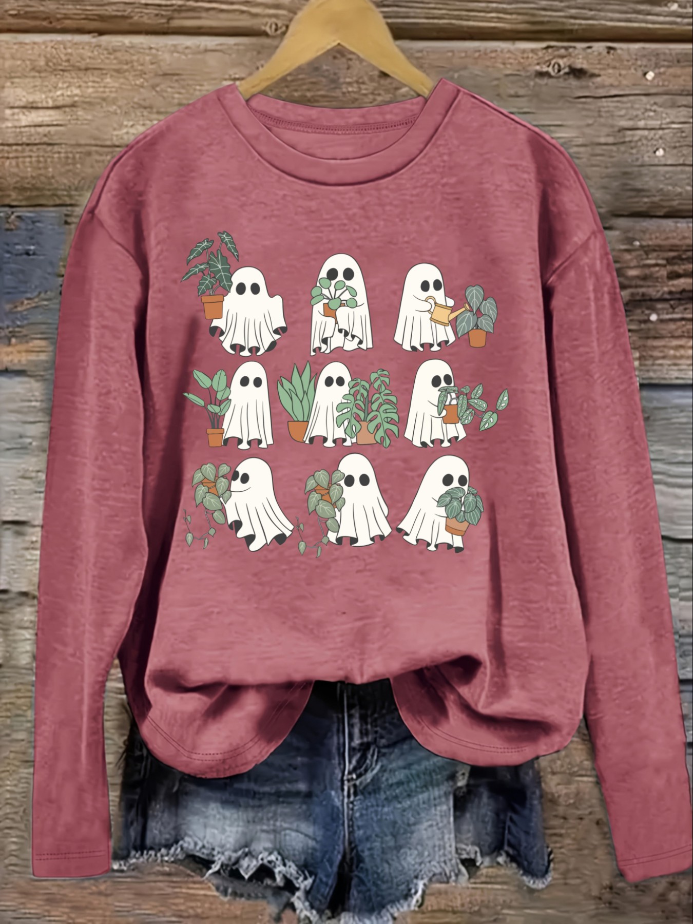 Camiseta feminina casual de ma - Plant Pot avaliação e preço
